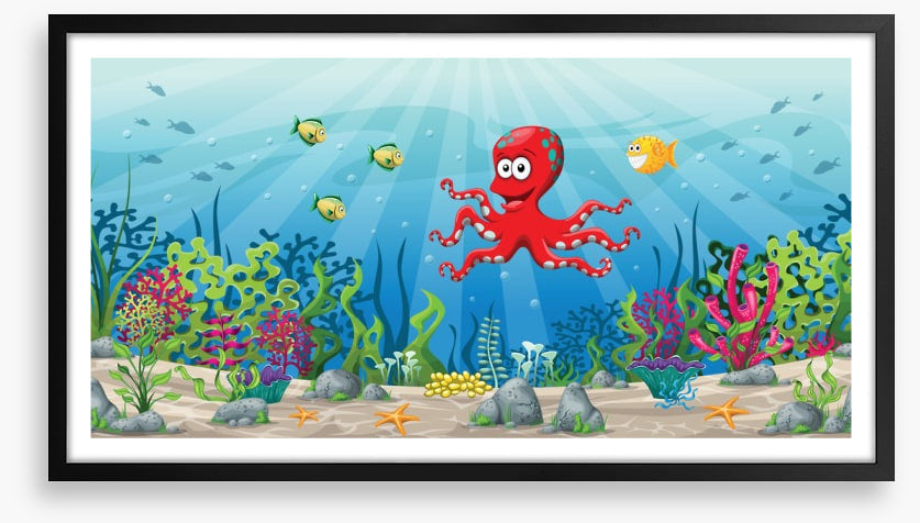The red octopus