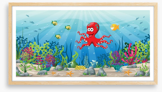 The red octopus