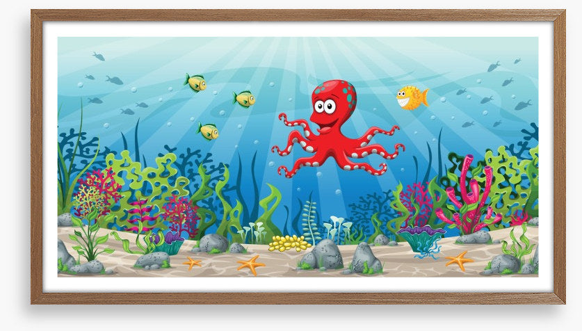 The red octopus