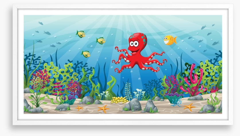 The red octopus