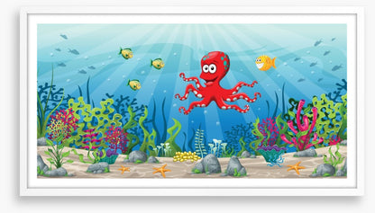 The red octopus