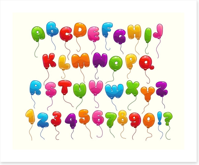 Alphabet and Numbers