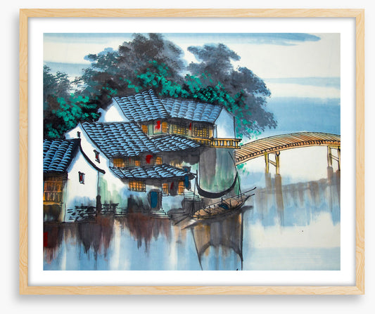 By boat or bridge