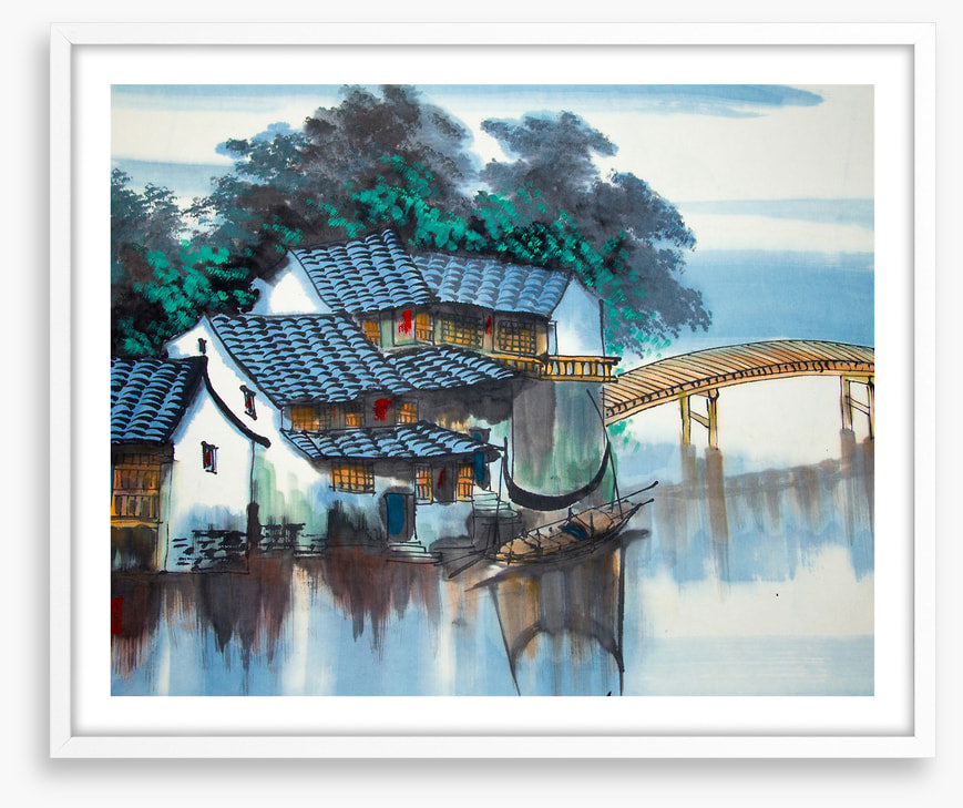 By boat or bridge