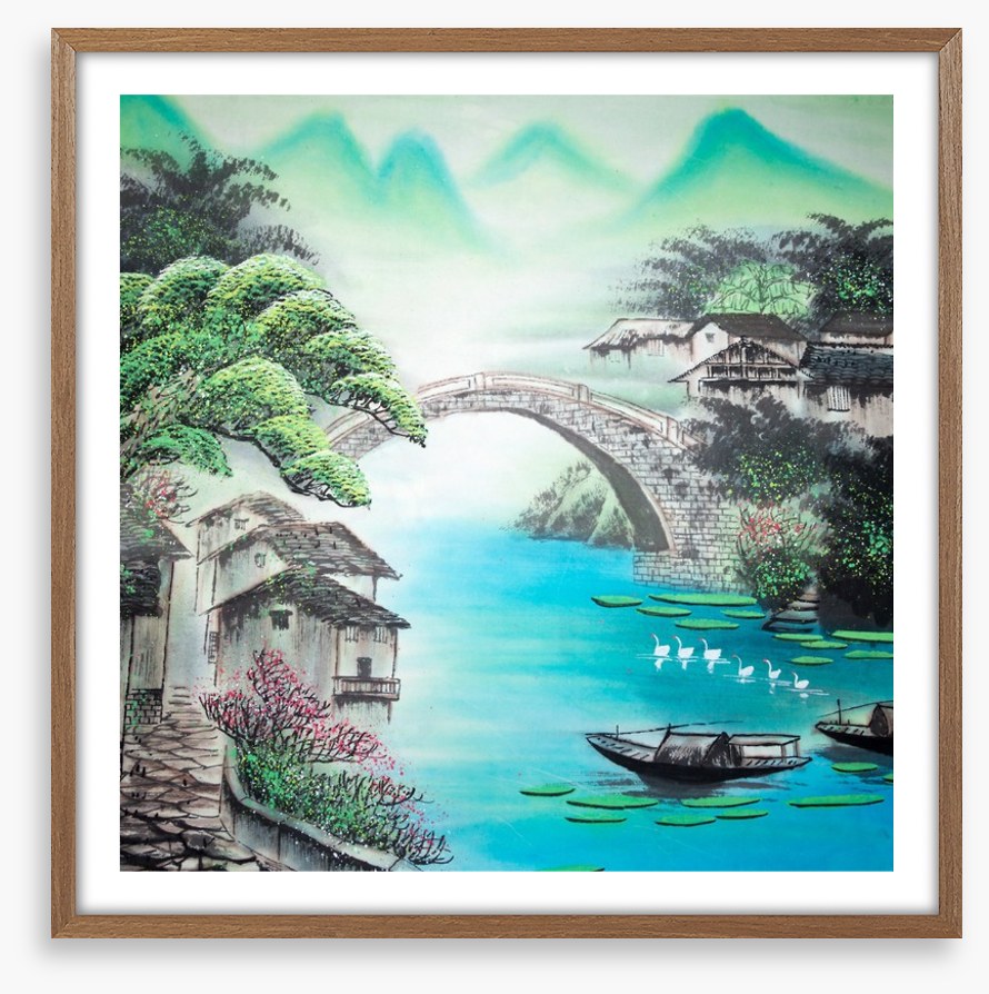 Blue river bridge
