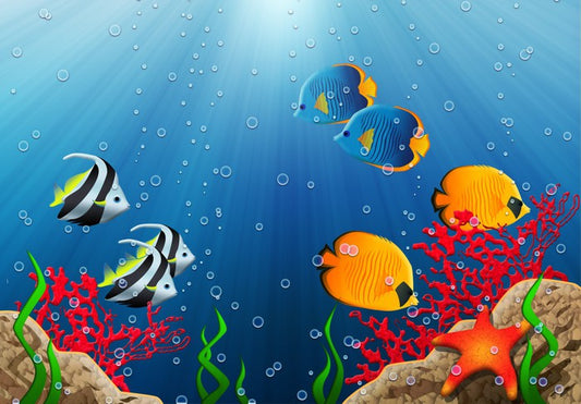 Under the tropical sea