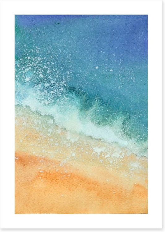 Sea foam splash