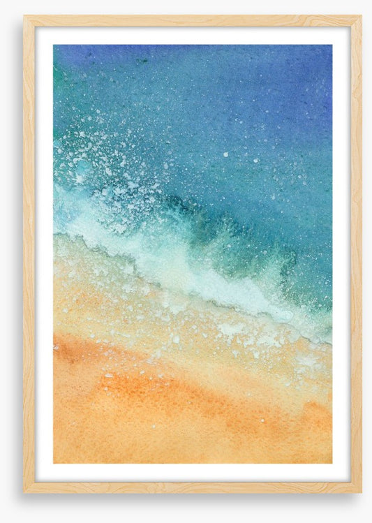 Sea foam splash