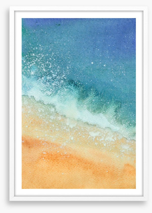 Sea foam splash