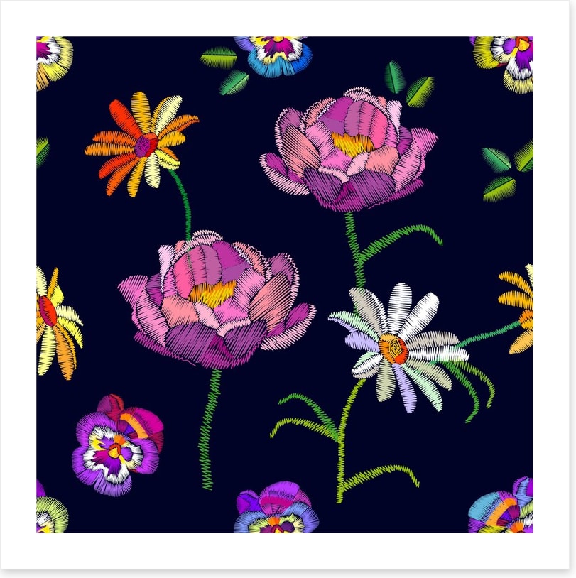 Peony and chamomile