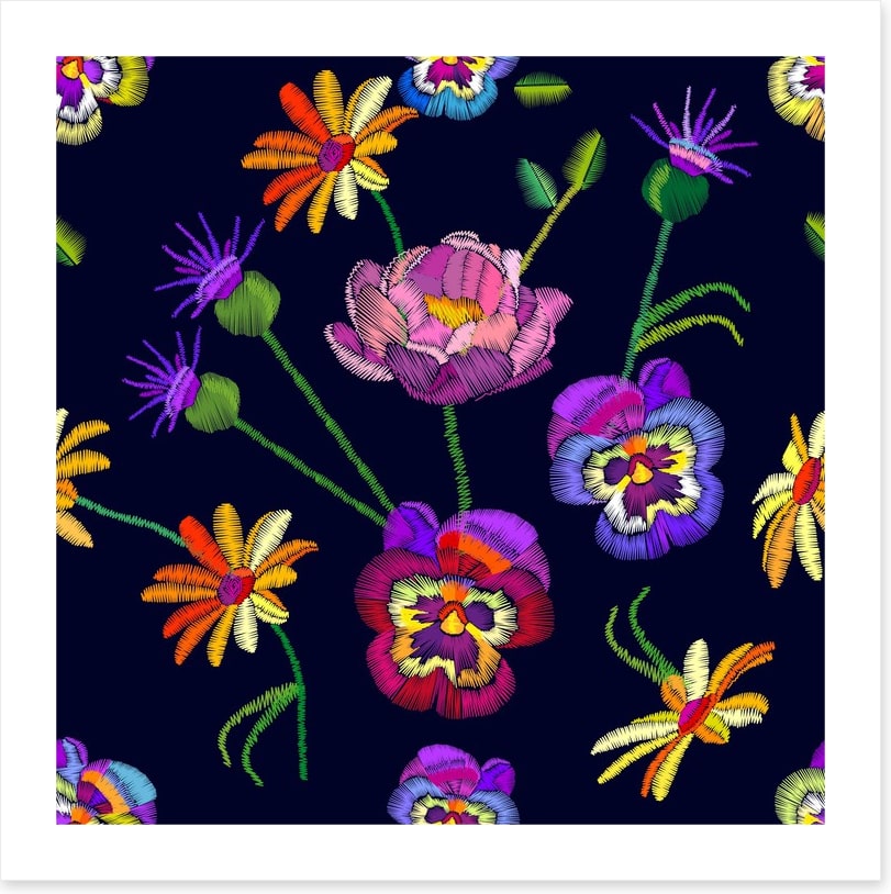 Pansy petals