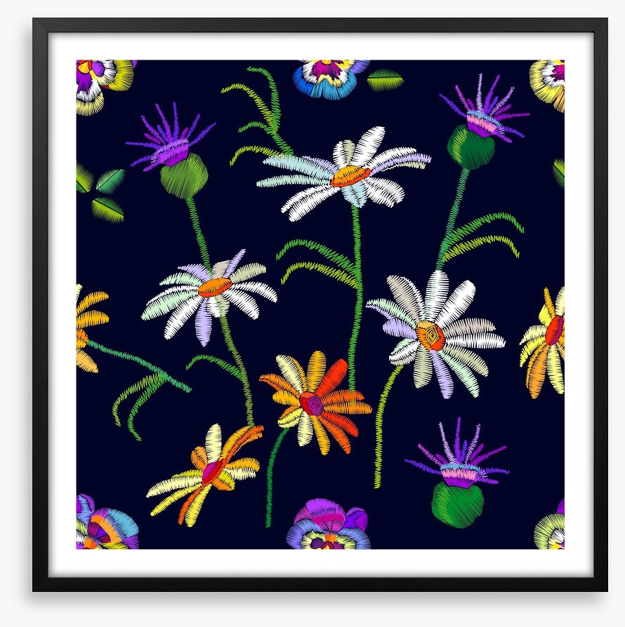Pansy and chamomile