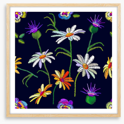 Pansy and chamomile