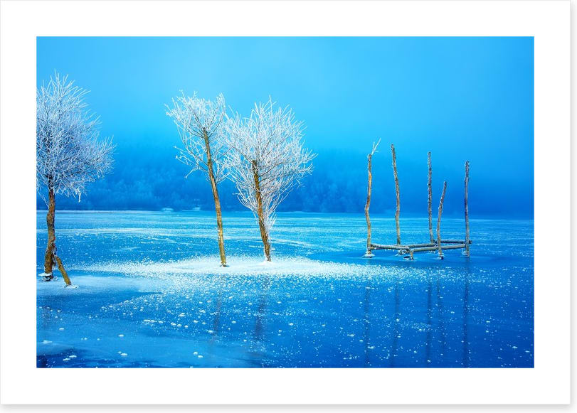 The frozen lake