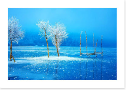 The frozen lake