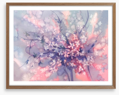 Sakura branch bloom