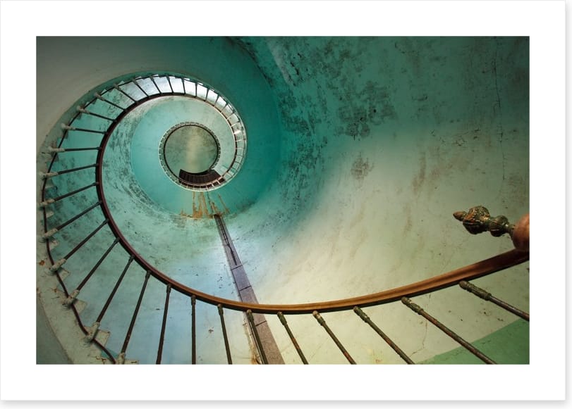 The lighthouse staircase