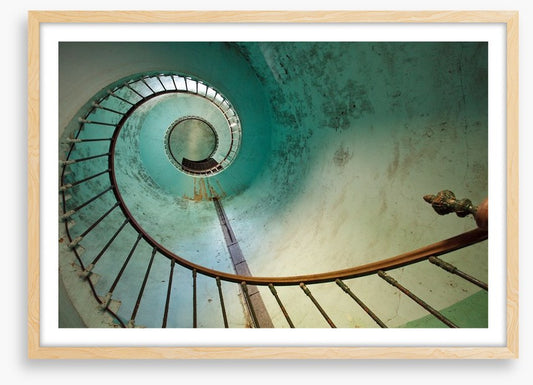 The lighthouse staircase