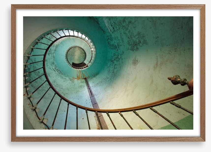 The lighthouse staircase