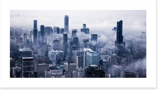 Toronto in the clouds