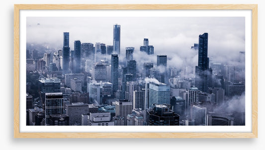 Toronto in the clouds