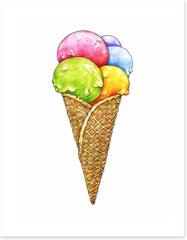Five scoops