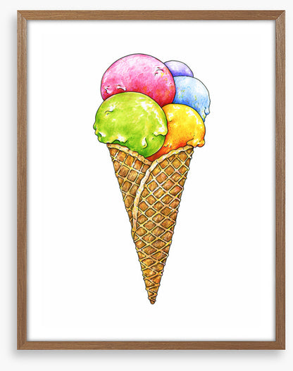 Five scoops