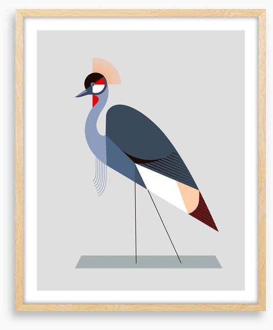 The crowned crane