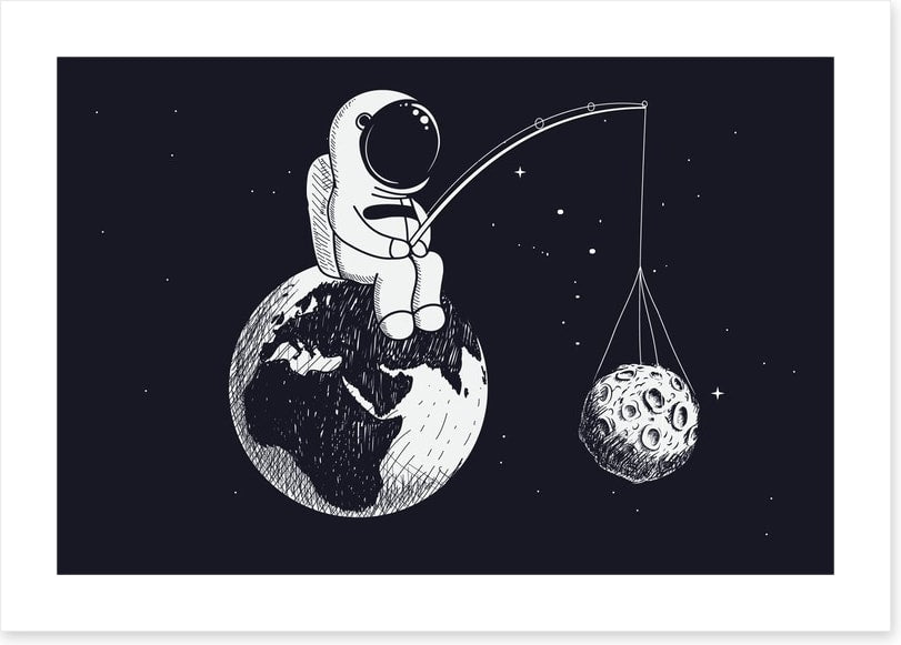 Catching the moon