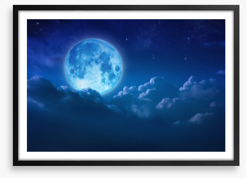 Moon glow cloudscape