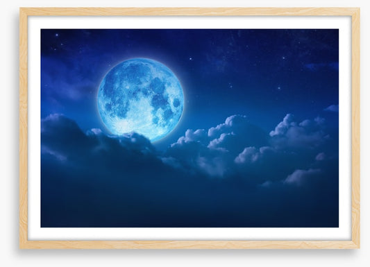 Moon glow cloudscape