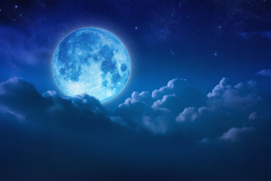 Moon glow cloudscape