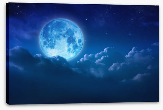 Moon glow cloudscape