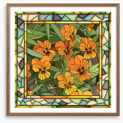 The orange viola window