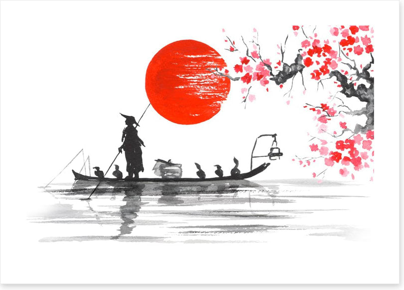 Blood moon fishing
