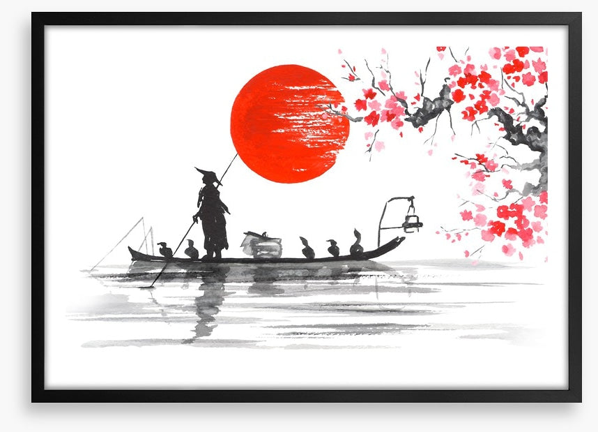 Blood moon fishing