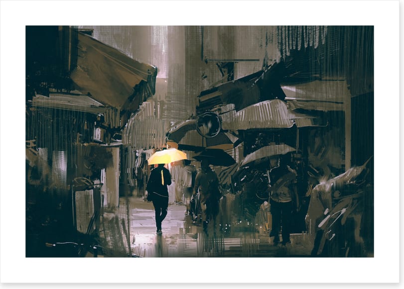 Alone in the crowd