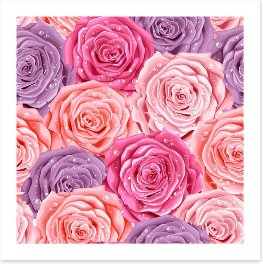 Rosy raindrops