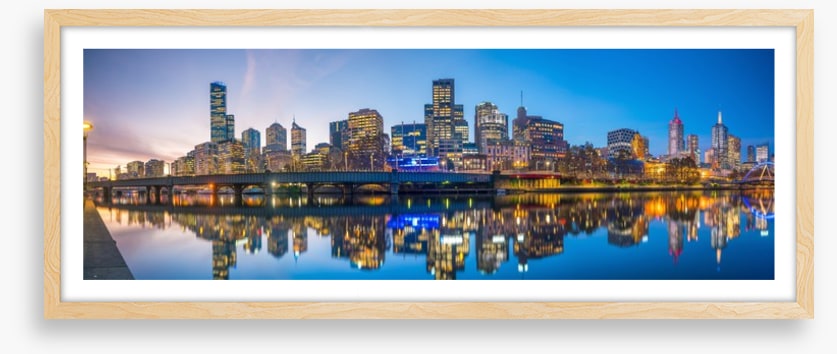 Melbourne twilight panorama