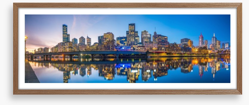 Melbourne twilight panorama
