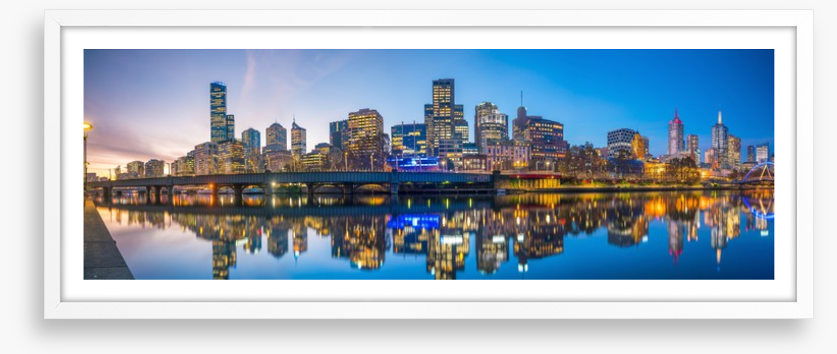 Melbourne twilight panorama