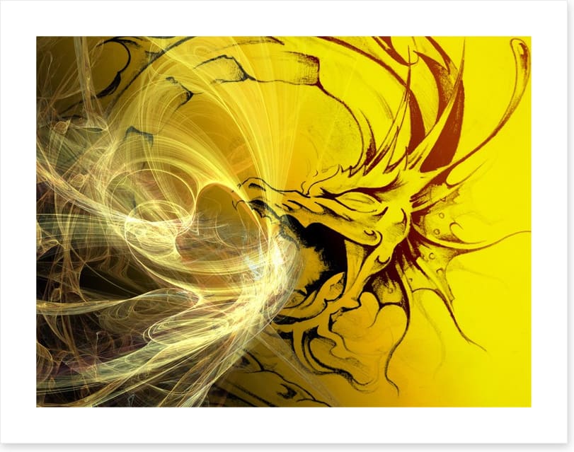 Golden dragon fire