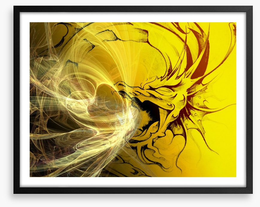 Golden dragon fire