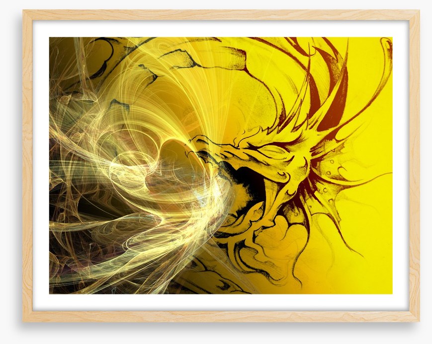 Golden dragon fire