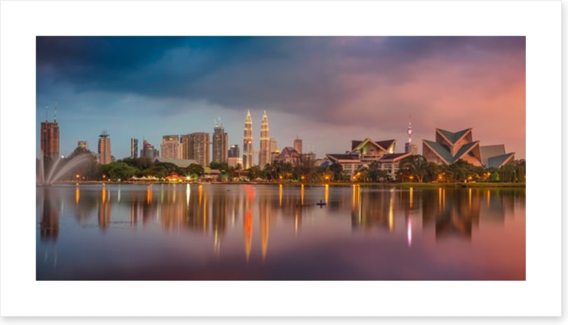 Kuala Lumpur sundown