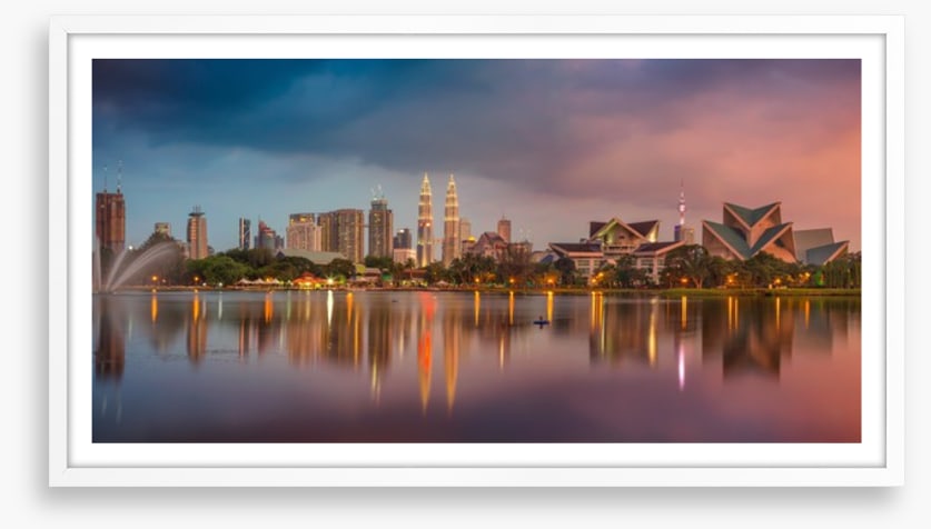 Kuala Lumpur sundown