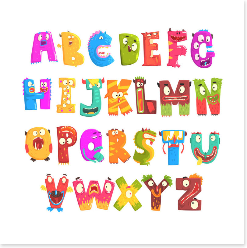 Silly monster ABC