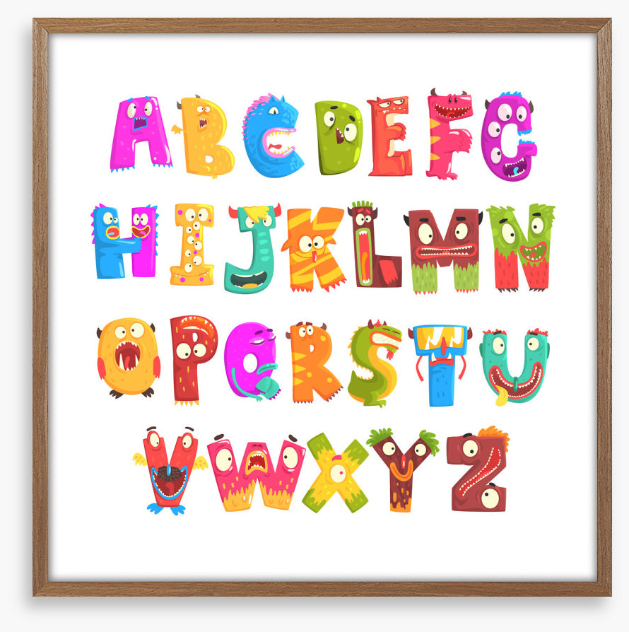 Silly monster ABC