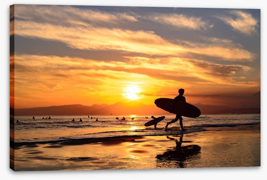 Surf silhouettes