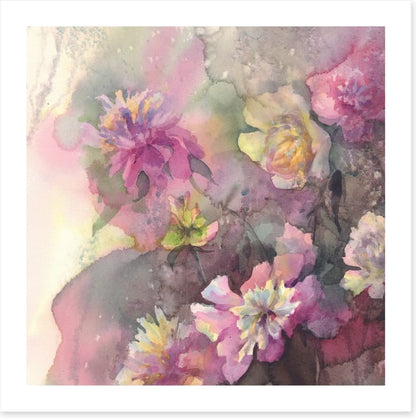 Peonies in the rain